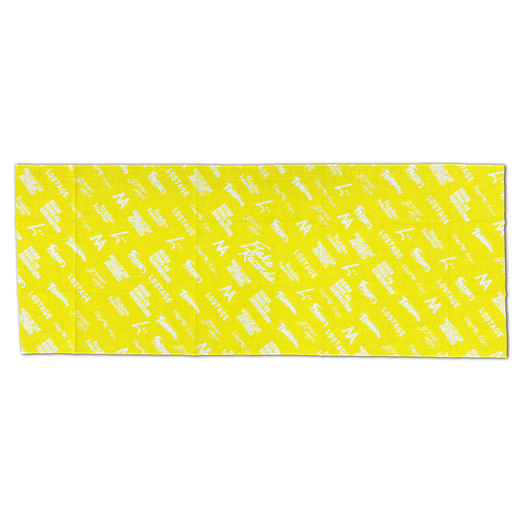 FLAKE RECORDS 20TH LIMITED / 全出演バンドロゴ入り手拭い