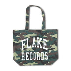 FLAKE RECORDS / LIGHT WASH CAMO TOTE BAG