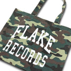 FLAKE RECORDS / LIGHT WASH CAMO TOTE BAG