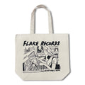 FLAKE RECORDS / AT A RECORD STORE TOTE BAG  DESIGNED BY WALNUT