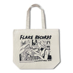 FLAKE RECORDS / AT A RECORD STORE TOTE BAG  DESIGNED BY WALNUT