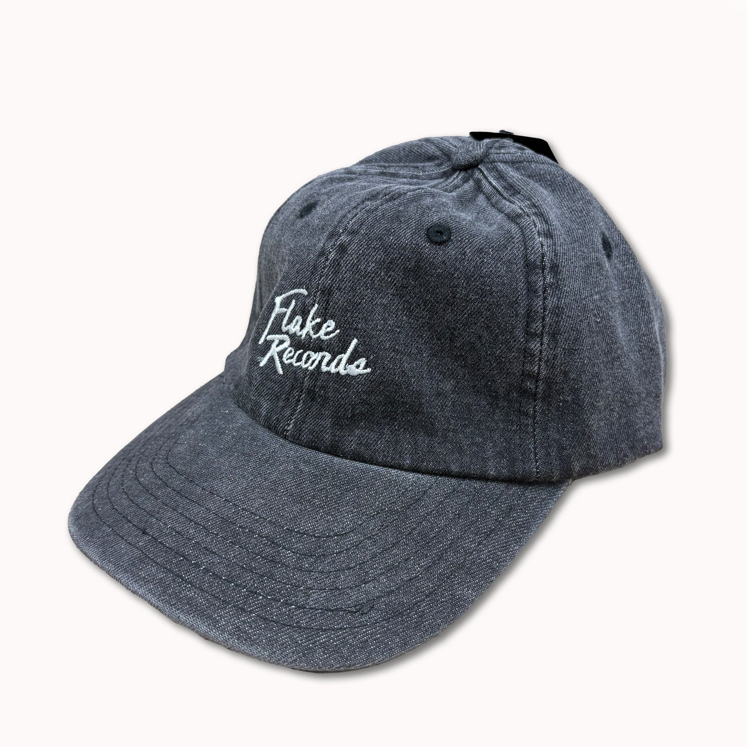 FLAKE RECORDS / DAD CAP(WASHED BLACK DENIM)