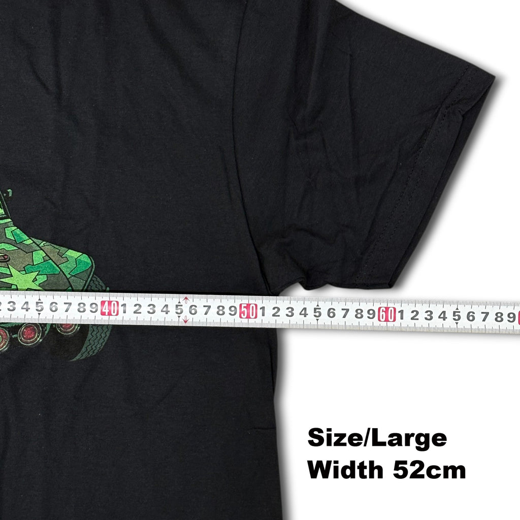 GORILLAZ / GROUP GREEN JEEP T-SHIRTS