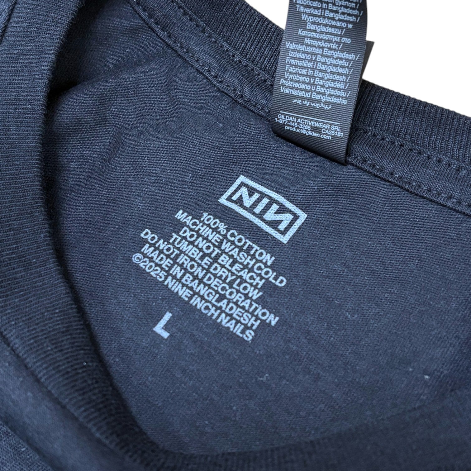 NINE INCH NAILS / DOWNWARD SPIRAL T-SHIRTS