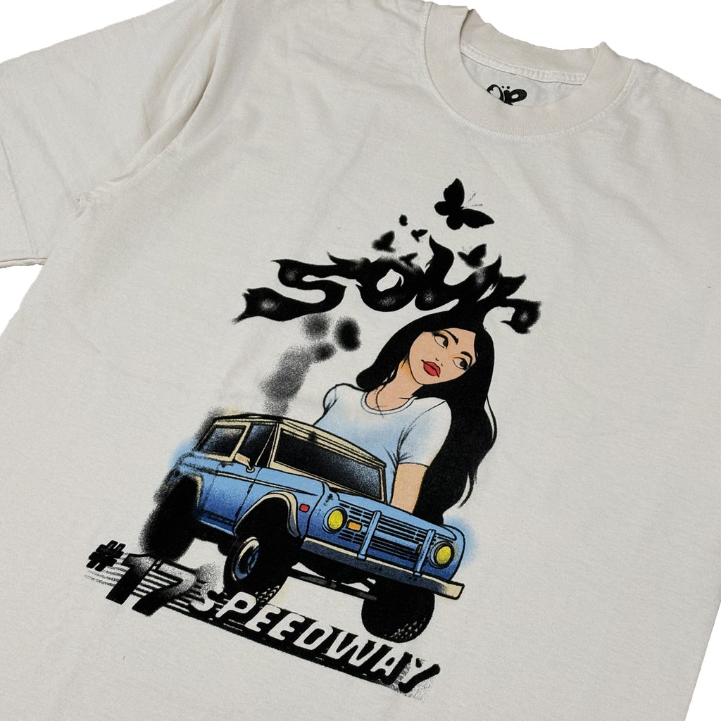 OLIVIA RODRIGO / SOUR AIRBRUSH T-SHIRTS