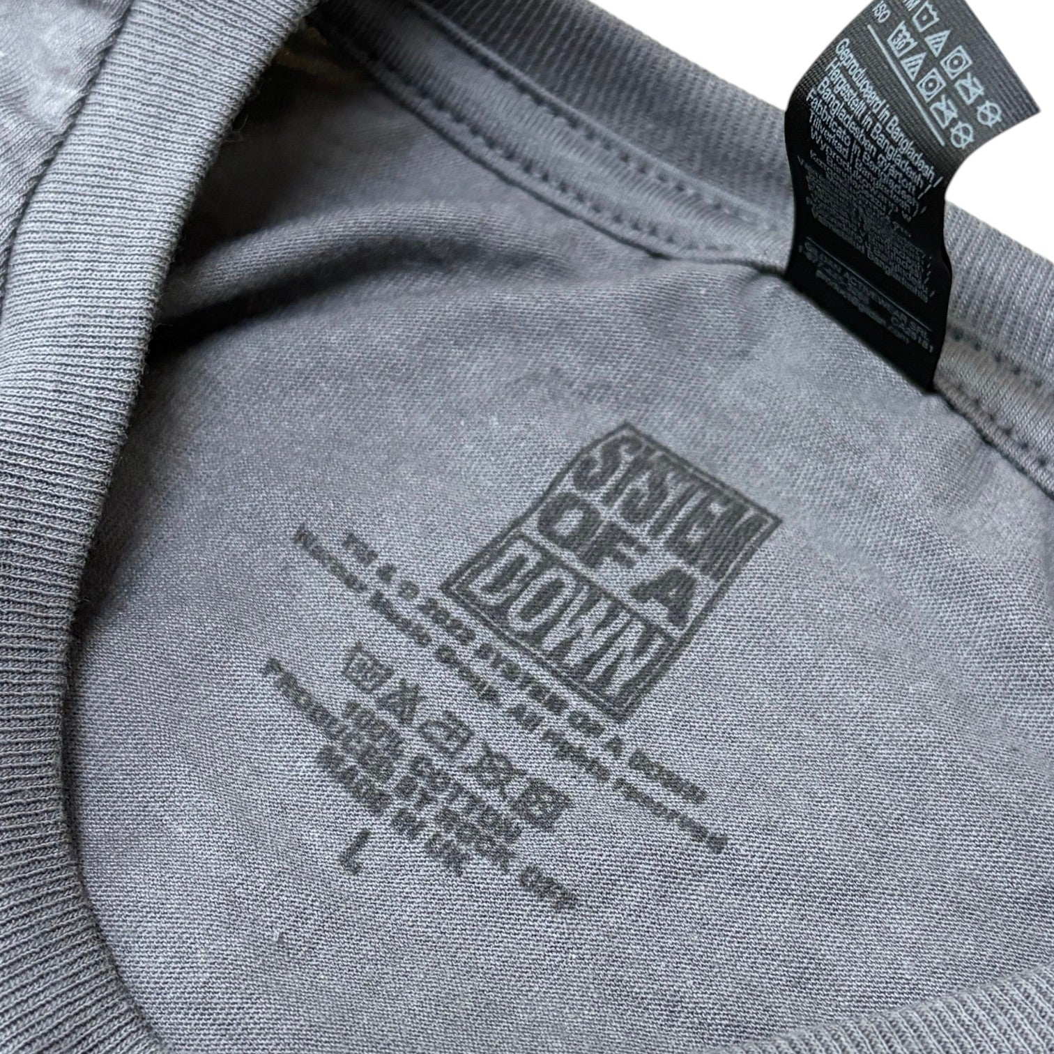 SYSTEM OF A DOWN / STRETCHED LOGO T-SHIRTS