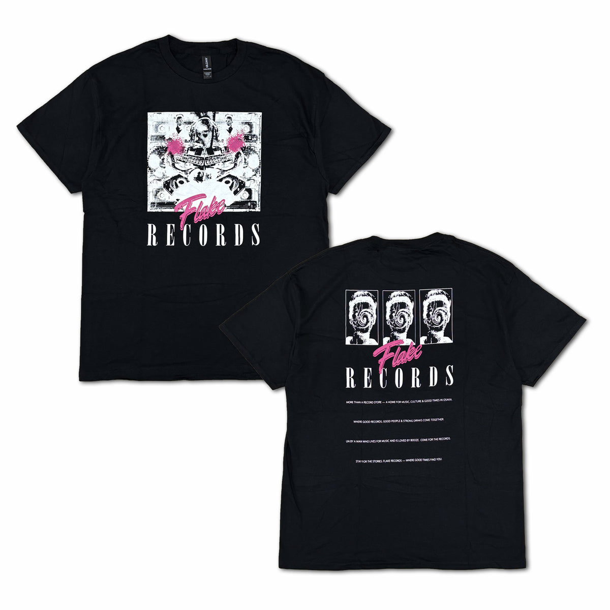 FLAKE RECORDS / DESIGNED BY チヨ(SPARK!! SOUND!! SHOW!!) T-SHIRT