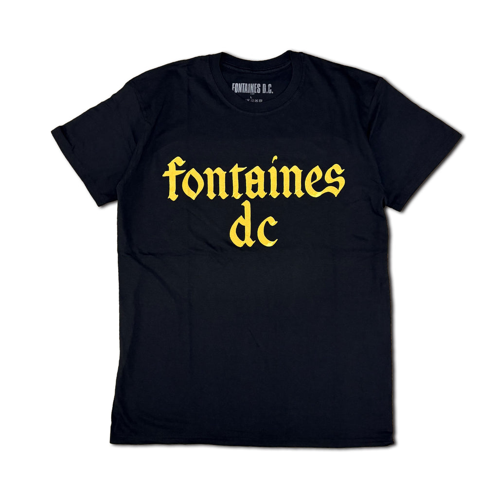 FONTAINES D.C. / GOTHIC LOGO T-SHIRT