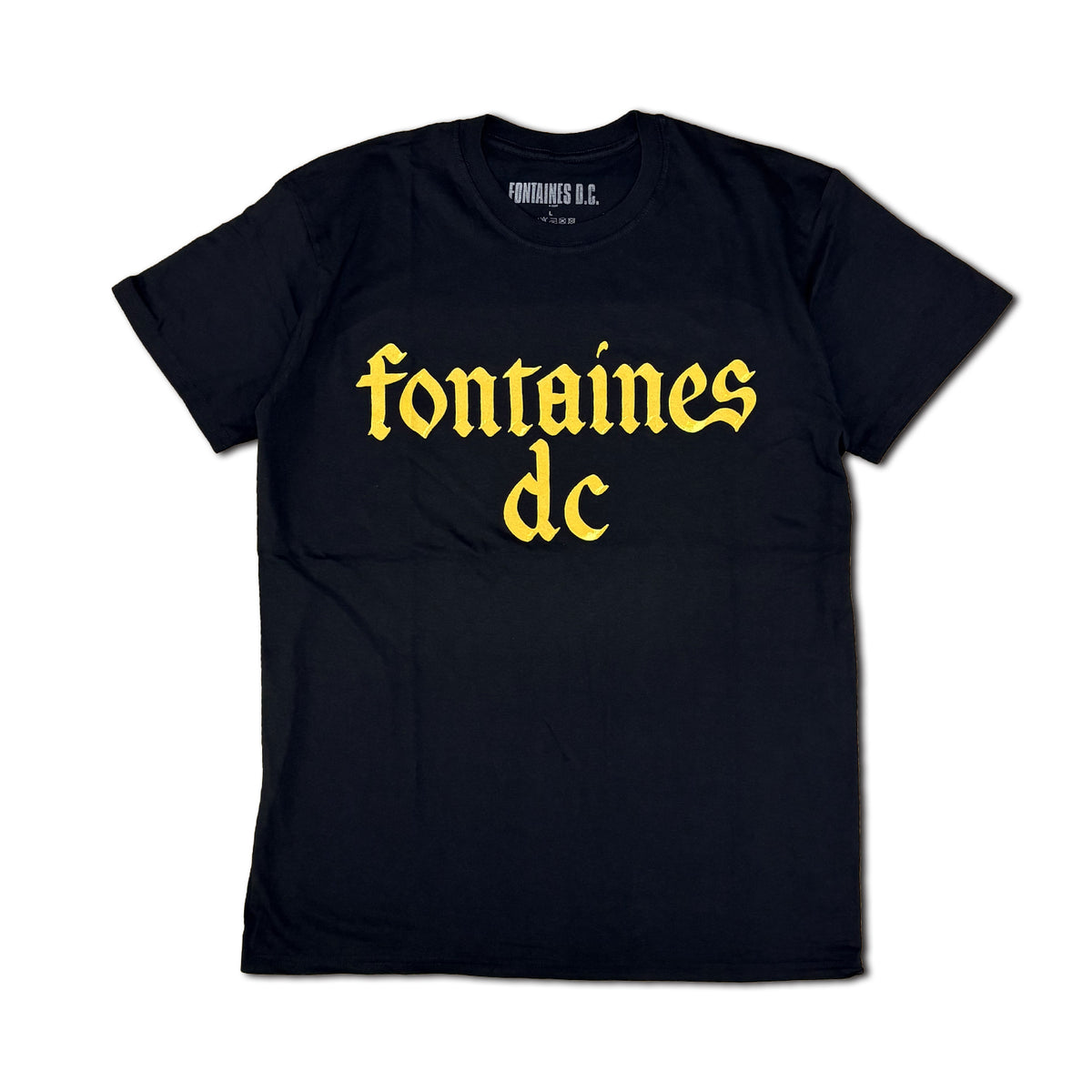 FONTAINES D.C. / GOTHIC LOGO T-SHIRT