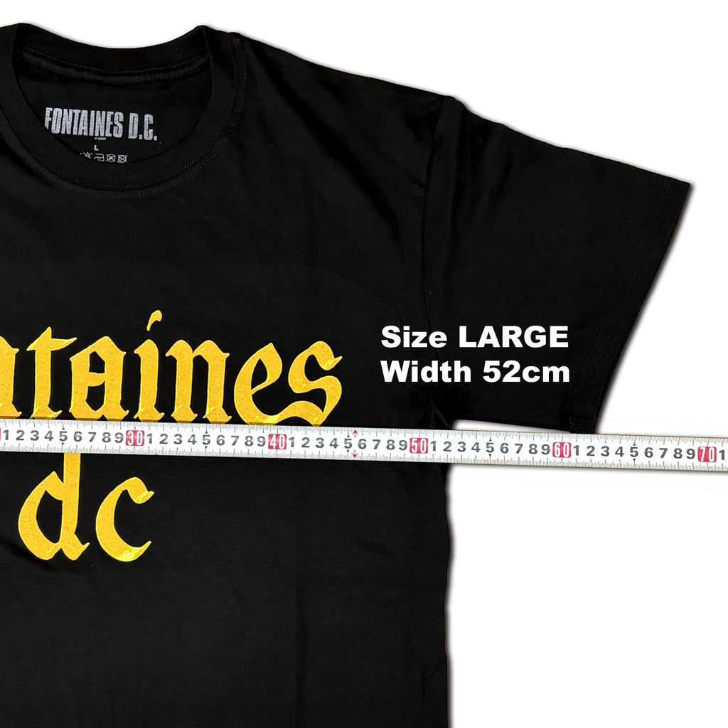 FONTAINES D.C. / GOTHIC LOGO T-SHIRT