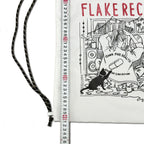 FLAKE RECORDS DESIGNED BY ENNA YAMASHIRO / LIVING WITH MUSIC RIPSTOP GYMSACK