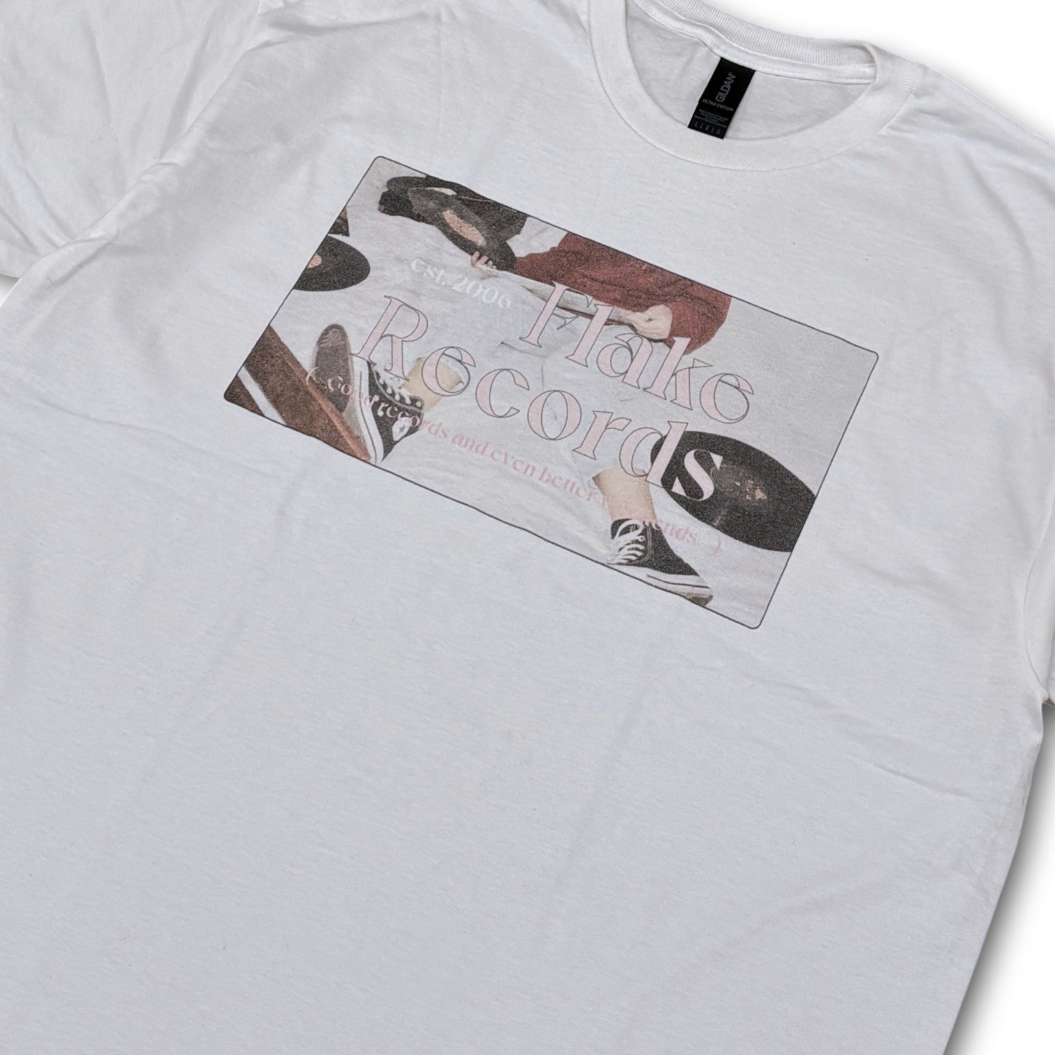 FLAKE RECORDS / DESIGNED BY CHARLOTTE WORKS  PHOTO T-SHIRTS