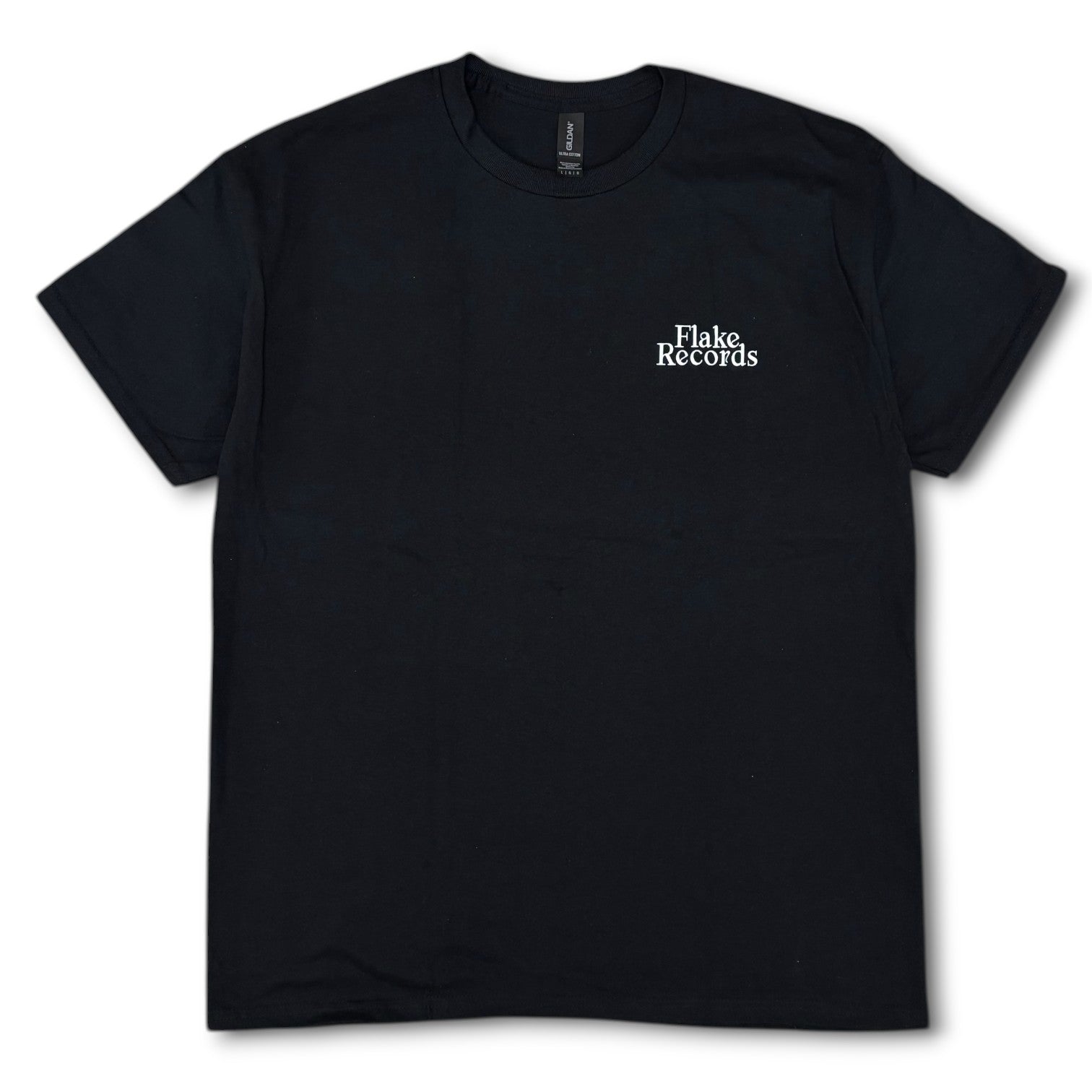 FLAKE RECORDS / DESIGNED BY CHARLOTTE WORKS  OVALL LOGO T-SHIRTS