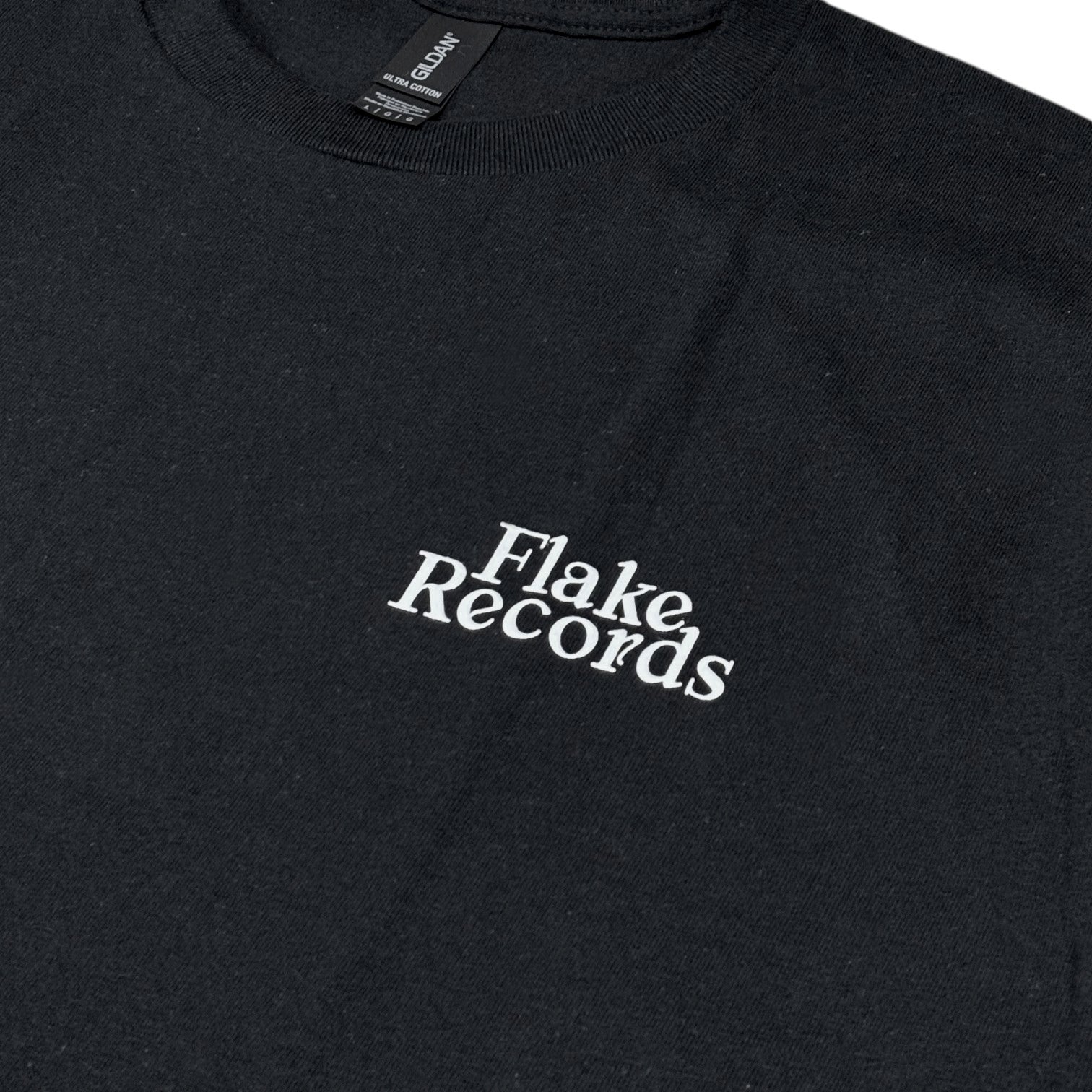 FLAKE RECORDS / DESIGNED BY CHARLOTTE WORKS  OVALL LOGO T-SHIRTS