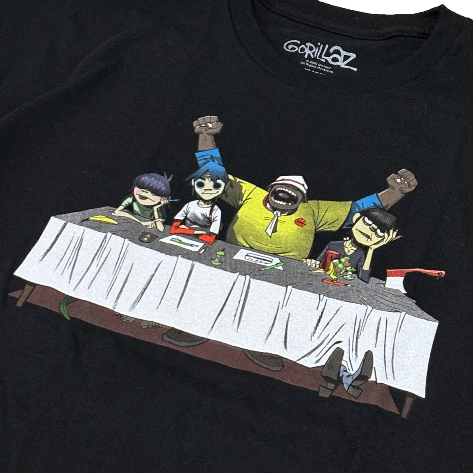 GORILLAZ / DINNER TABLE T-SHIRTS