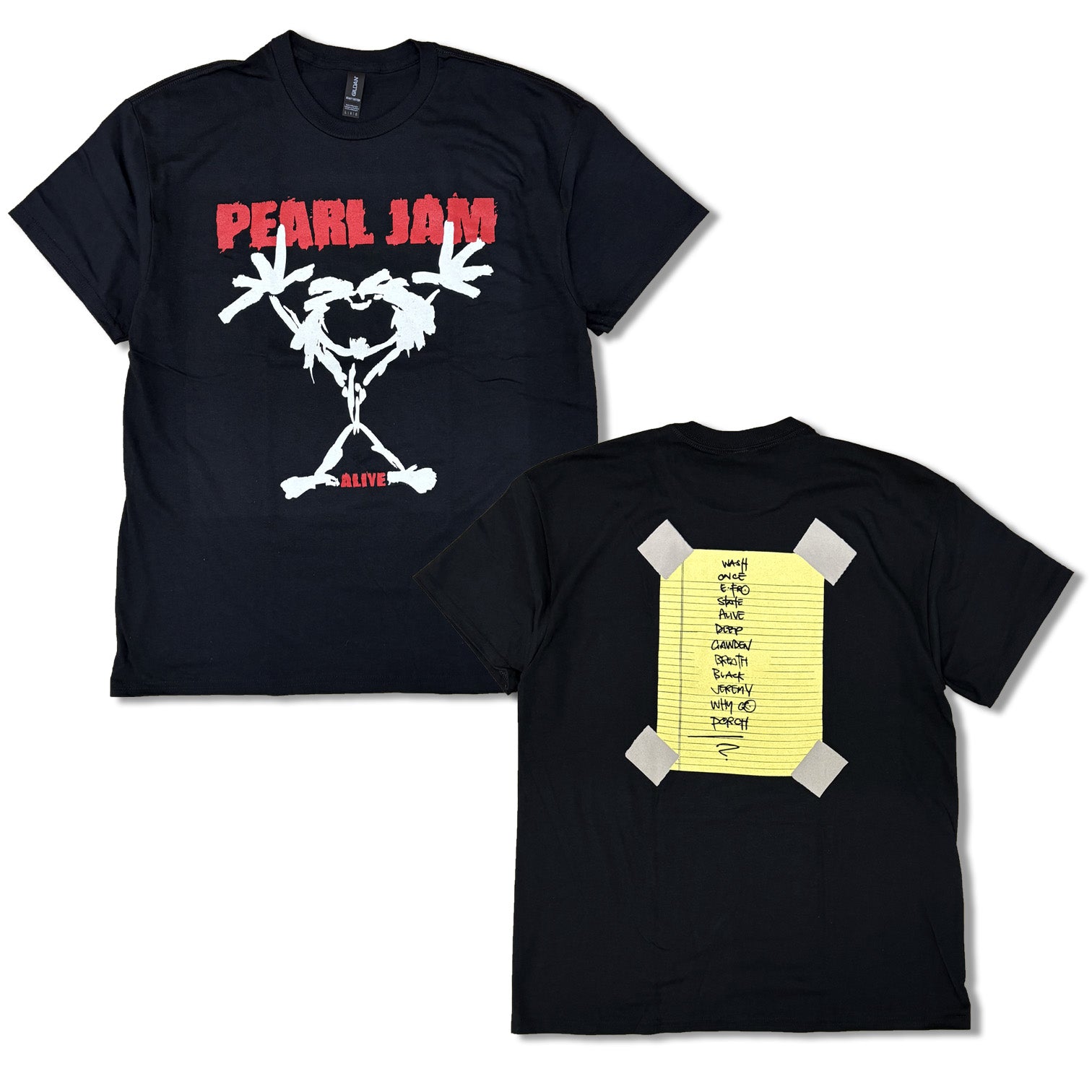 PEARL JAM / STICKMAN  T-SHIRTS