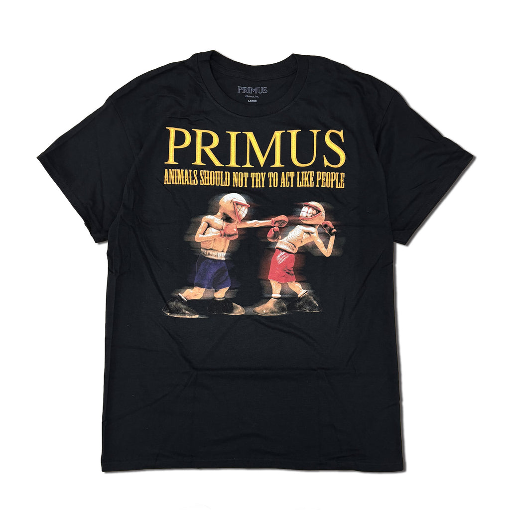 PRIMUS / ANIMAL IS SHOULD NOT TRY TO ACT LIKE PEOPLE DVD COVER  T-SHIRTS