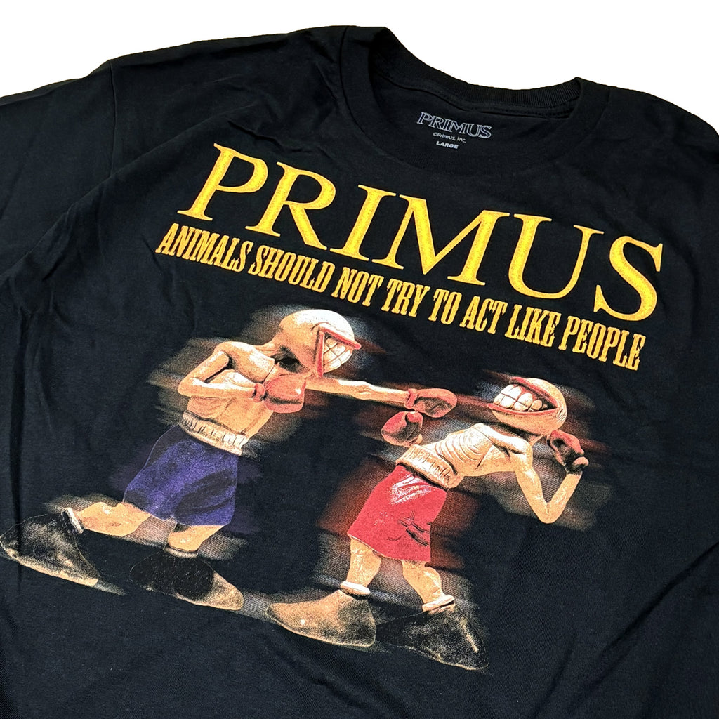 PRIMUS / ANIMAL IS SHOULD NOT TRY TO ACT LIKE PEOPLE DVD COVER  T-SHIRTS