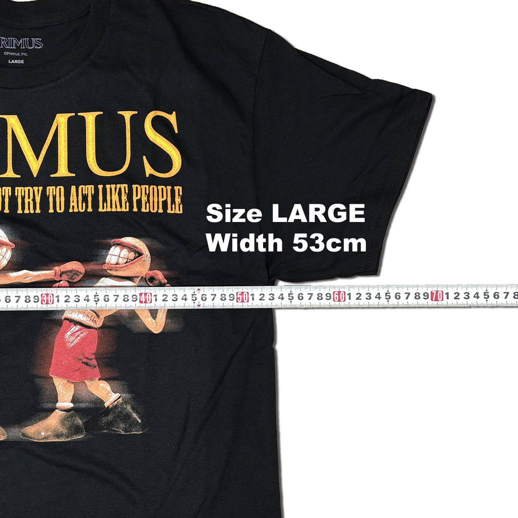 PRIMUS / ANIMAL IS SHOULD NOT TRY TO ACT LIKE PEOPLE DVD COVER  T-SHIRTS