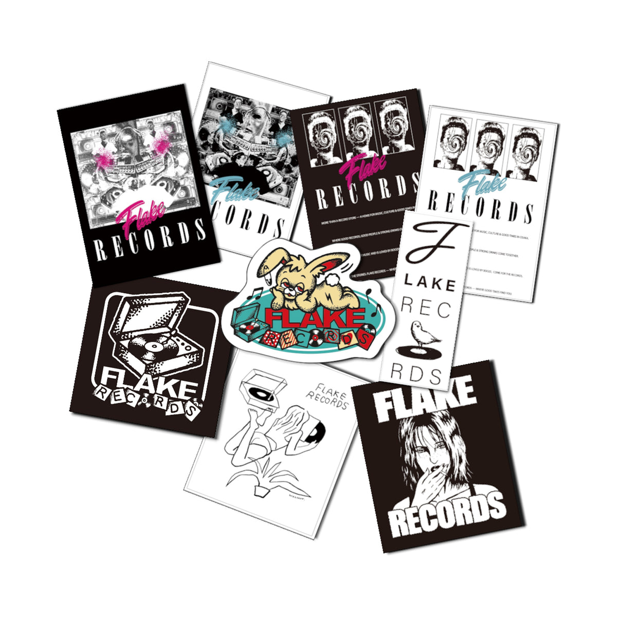 FLAKE RECORDS / STICKER PACK