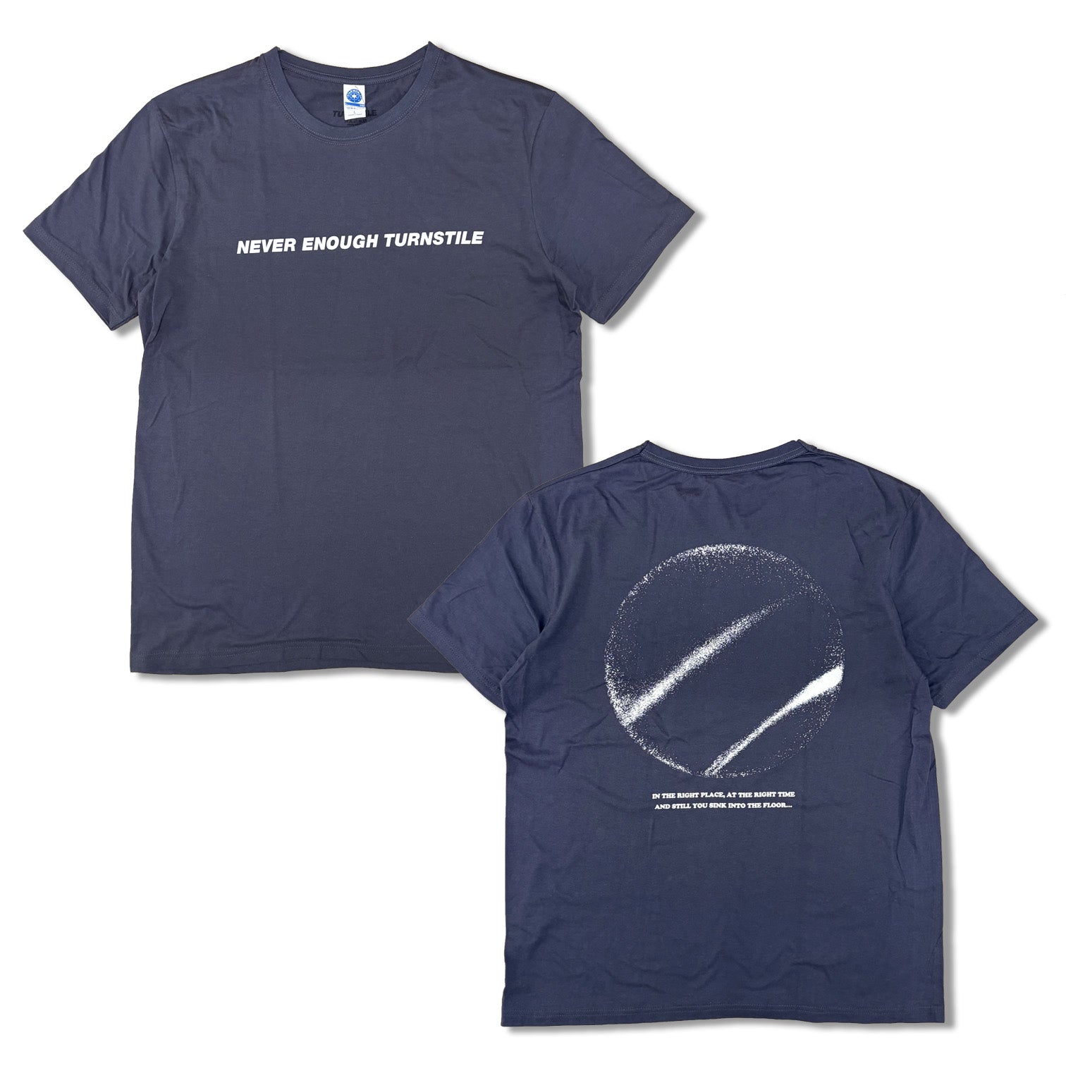 TURNSTILE / RIGHT PLACE RIGHT TIME T-SHIRTS