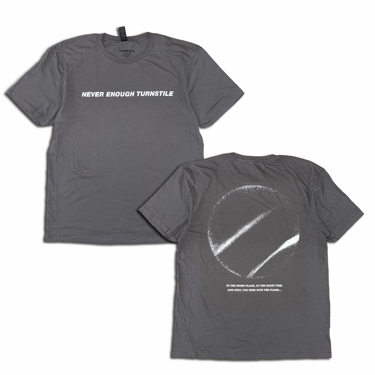 TURNSTILE / RIGHT PLACE RIGHT TIME T-SHIRTS (GILDAN BODY)