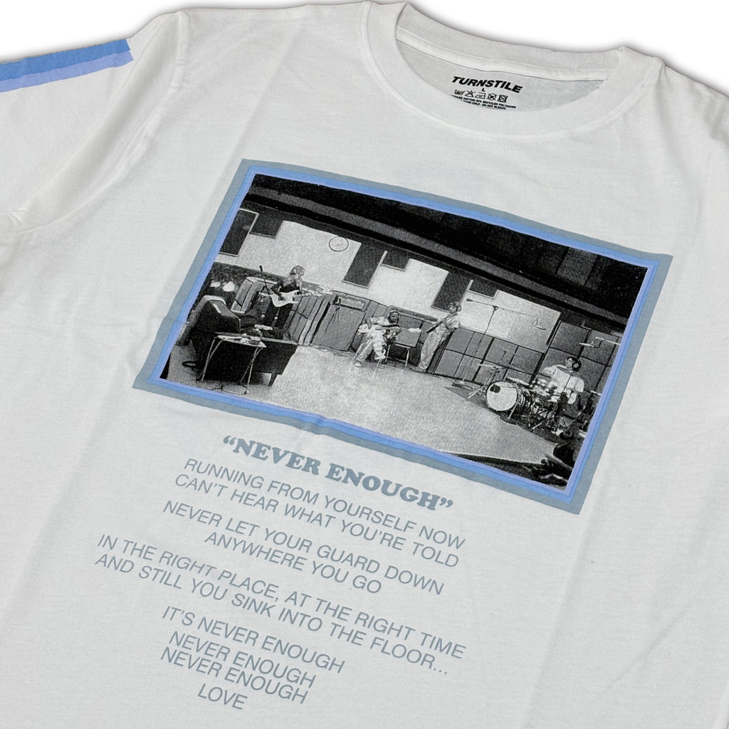 TURNSTILE / NEVER ENOUGH STUDIO T-SHIRTS