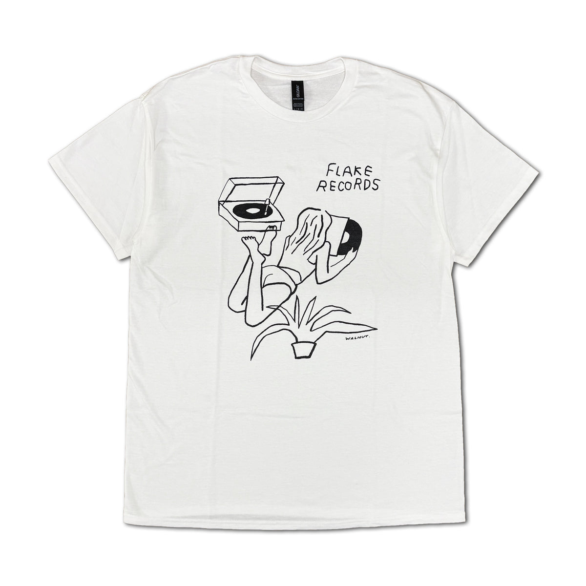 FLAKE RECORDS / DESIGNED BY WALNUT  T-SHIRT