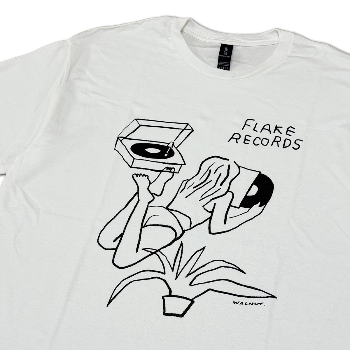 FLAKE RECORDS / DESIGNED BY WALNUT  T-SHIRT