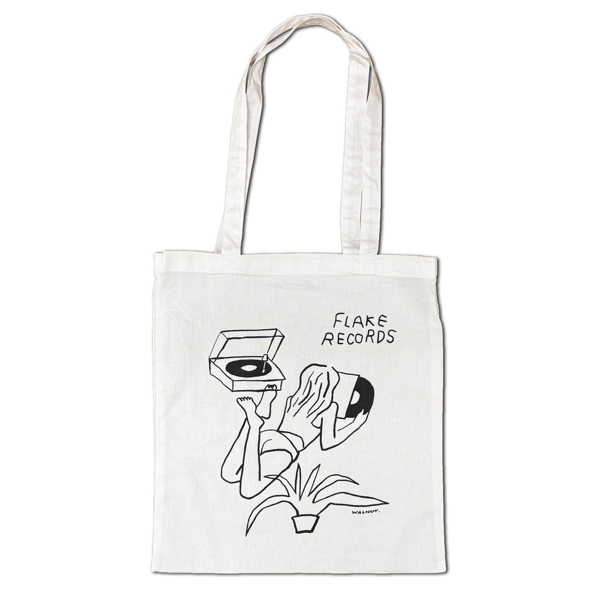 FLAKE RECORDS DESIGNED BY WALNUT / LIVING ROOM TOTE BAG