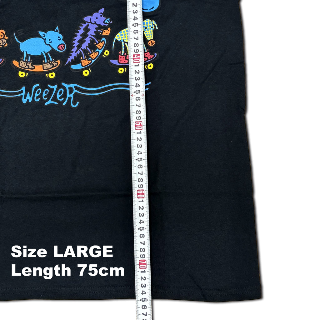 WEEZER / SAY IT AIN'T SO SKATEBOARD DOGS T-SHIRTS