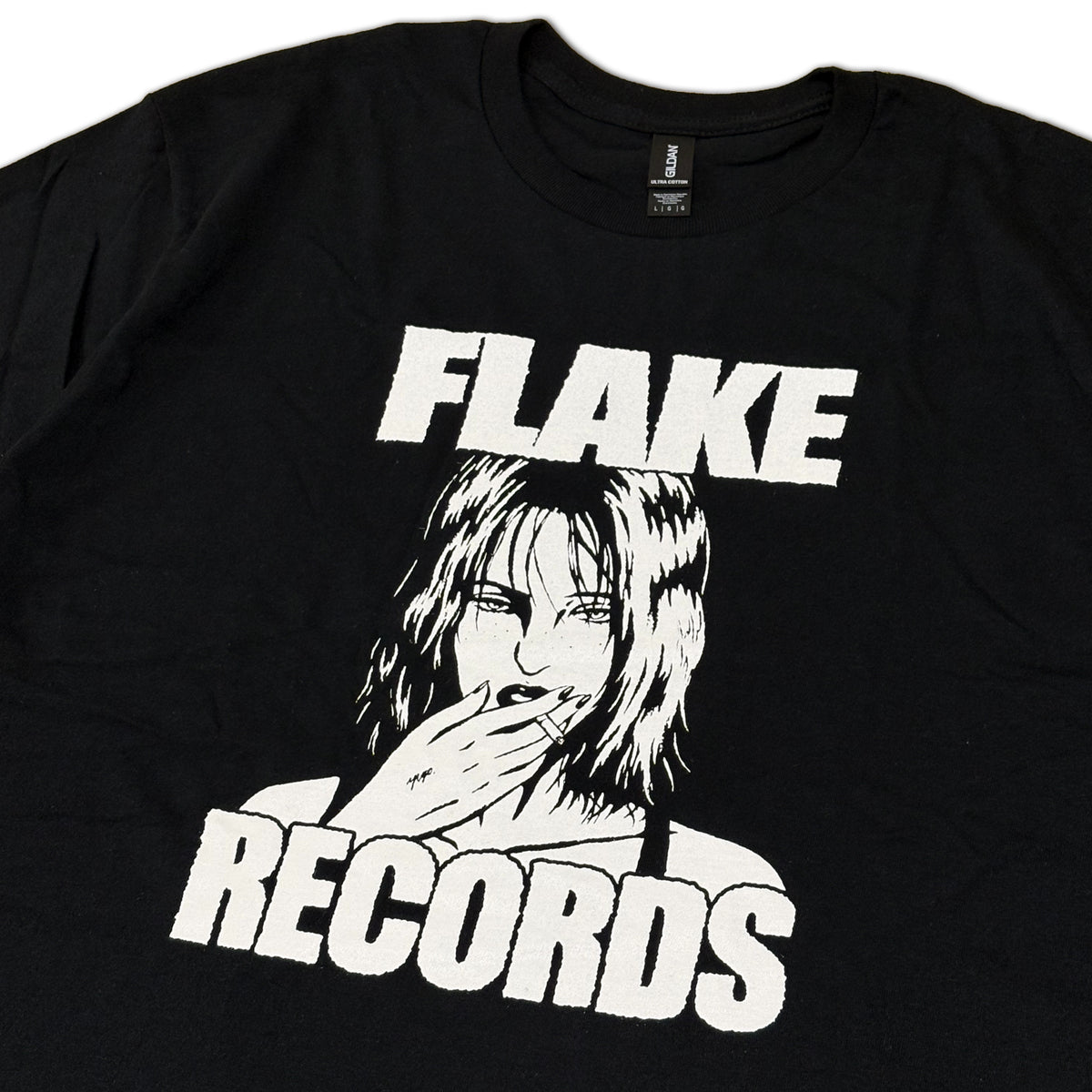 FLAKE RECORDS / DESIGNED BY YUGO. T-SHIRT